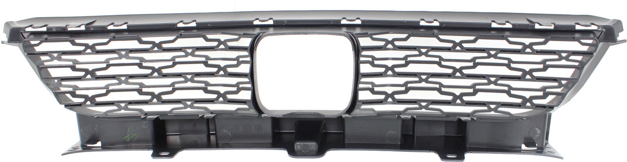 CHARGER 15-22 FRONT BUMPER GRILLE, Textured, w/o Hood Scoop, w/ Adaptive Cruise Control - CAPA