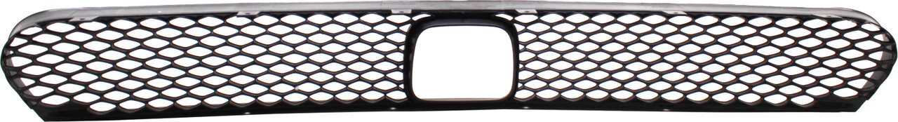 CHARGER 15-22 FRONT BUMPER GRILLE, Textured Black, w/ Hood Scoop and Adaptive Cruise Control, Type 1 - CAPA