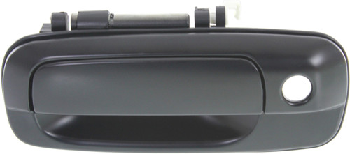 GS 300/400/430 98-05 FRONT EXTERIOR DOOR HANDLE LH, Primed Black, Plastic, w/ Keyhole