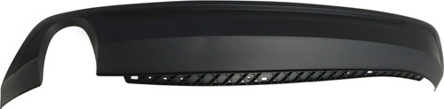 PASSAT 16-19 REAR LOWER VALANCE, Textured, w/ Single Exhaust Hole, (Exc. GT/R-Line Models)