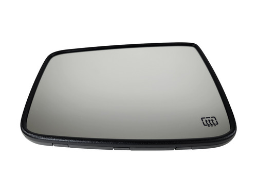 Left Driver Heated* Mirror Glass w/Round Rear Holder For 13-18 2500, 3500 P/U OE