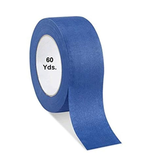 1 Roll No Residue Blue Masking Tape 2" x 60 yds (48mm x 180')