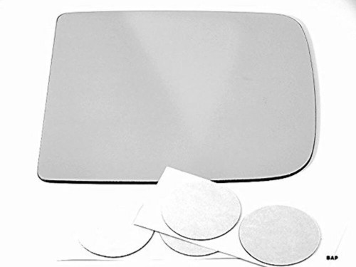 Fits 10-15 Ram 1500, 2500, 3500, 4500 Left Driver Upper Tow Mirror Glass Lens w/Adhesive USA Non Heated