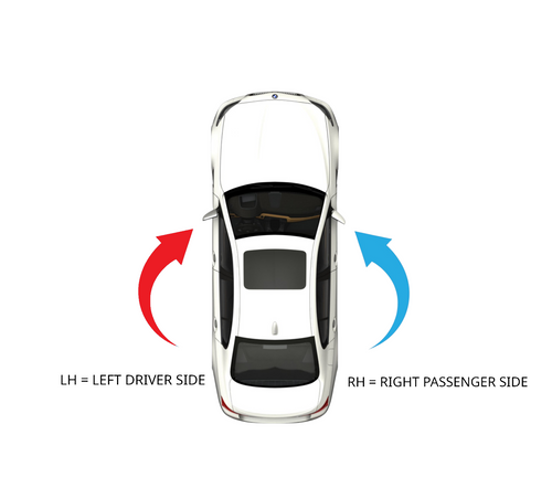 09-12 Toy Venza Left Driver Heated Mirror Glass Lens w/Adhesive USA w/o optional rear back plate