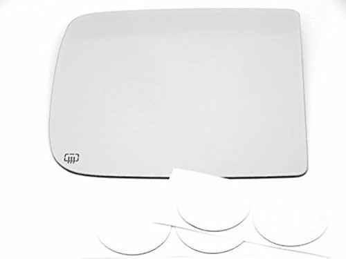 Fits 10-15 Ram 1500, 2500, 3500, 4500 Right Passenger Upper Tow Mirror Glass Lens Heated w/Adhesive USA