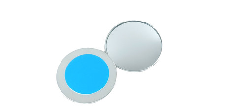 3 Inch Convex Blind Spot Mirror Aluminum Frame w/Adhesive Set of 2