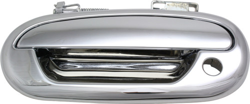 F-SERIES 97-04/EXPEDITION 97-02 FRONT EXTERIOR DOOR HANDLE LH, All Chrome, w/ Keyhole