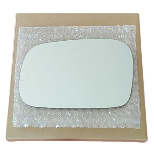 Mirror Glass and Adhesive | 06-11 Honda Civic 2 Door Coupe Driver Left Side Replacement -Fits COUPE MODEL ONLY