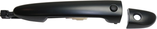MAZDA 3 10-13 FRONT EXTERIOR DOOR HANDLE LH, Primed Black, Plastic, w/ Keyhole, LHD, w/ RFID Sensor