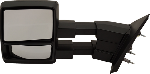 F-150 04-14 TOWING MIRROR LH, Manual Adjust, Manual Folding, Non-Heated, Textured, w/o Auto-Dimming, BSD, Memory, and Signal Light