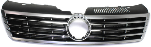 PASSAT CC 13-17 GRILLE, Painted Black Shell and Insert, Plastic