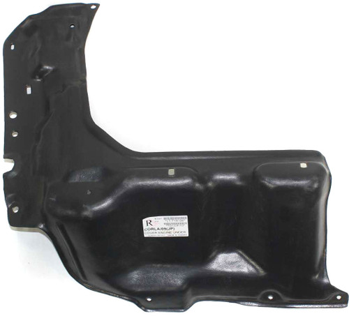 COROLLA 09-13 ENGINE SPLASH SHIELD RH, Under Cover, Auto Trans, Japan Built Vehicle