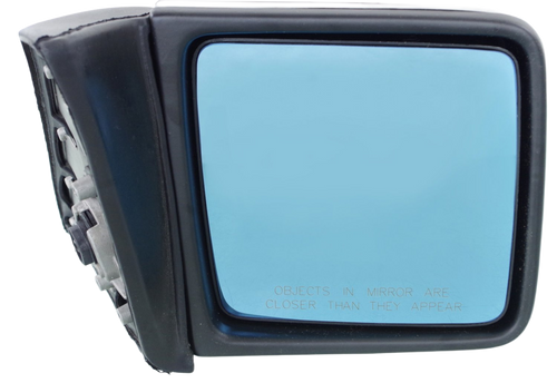 190D/190E 85-93/E-CLASS 84-95 MIRROR, Power, Manual Folding, Heated, Paintable, w/o Auto-Dimming, BSD, Memory, and Signal Light, Coupe/Sedan/Wagon, Rectangular Housing