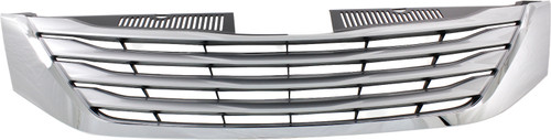 SIENNA 15-17 GRILLE, Chrome Shell/Black Insert, w/o Radar Cruise Control, Ltd/(XLE w/ Premium Pkg) Models