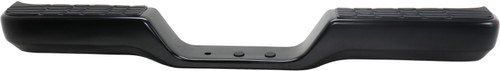 TOYOTA PICKUP 89-95 STEP BUMPER, FACE BAR AND PAD, w/ Pad Provision, w/ Mounting Bracket, Powdercoated Black, All Cab Types, USA Built, Deluxe Level Trim, w/ Bracket
