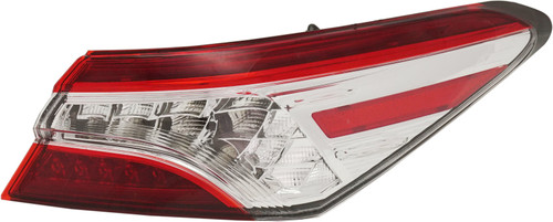 CAMRY 18-20 TAIL LAMP RH, Outer, Assembly, LED, (XLE, North America Built Vehicle)/Hybrid XLE Models
