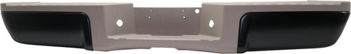 F-SERIES SUPER DUTY 13-16 STEP BUMPER ASSEMBLY, Black Face/Tan Pad, Steel, All Cab Types, w/o ROS Holes