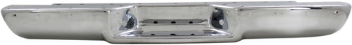 C/K SERIES P/U 88-99 STEP BUMPER, FACE BAR ONLY, w/o Pad, w/ Pad Provision, w/o Mounting Bracket, Chrome, Stepside, All Cab Types, w/ Impact Strip Holes