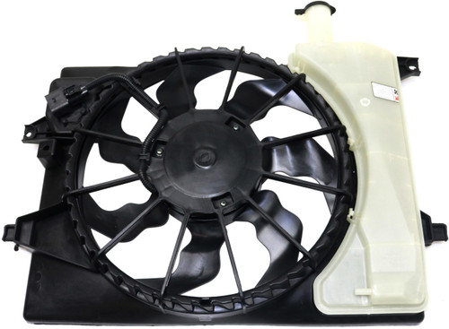 ELANTRA 14-16/ELANTRA GT 16-17/FORTE 15-16/FORTE5 15-18 RADIATOR FAN ASSEMBLY, w/ Resistor and  Coolant Tank