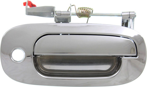 DURANGO 98-01 FRONT EXTERIOR DOOR HANDLE RH, All Chrome, w/ Keyhole