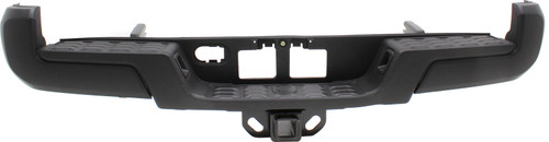 TACOMA 16-23 STEP BUMPER, FACE BAR AND PAD, w/ Pad Provision, w/o Mounting Bracket, Black, w/o IPAS Holes, w/ Towing Hitch