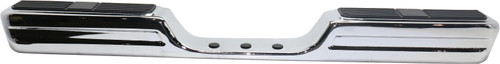 TOYOTA PICKUP 84-88 STEP BUMPER, FACE BAR AND PAD, w/ Pad Provision, w/o Mounting Bracket, Chrome, All Cab Types, 1-Piece Step Type, w/ Step Pad