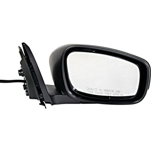 Fits 09 G37 Convertible Right Pass Mirror Unpainted with Heat, Memory