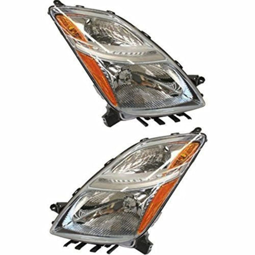 Fits Prius from 11/05-09 Left & Right Set Headlight Assembly Halogen Type