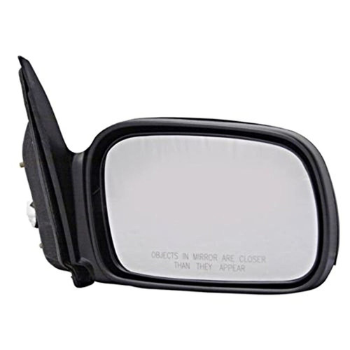 Fits 06-11 Civic Coupe Right Passenger Mirror Power Non-Painted Black No Heat