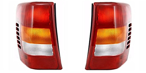 Fits 99-02 Jeep Grand Cherokee Left & Right Set Tail Lamp Assemblies Thru 11/01 w/Circuit Board