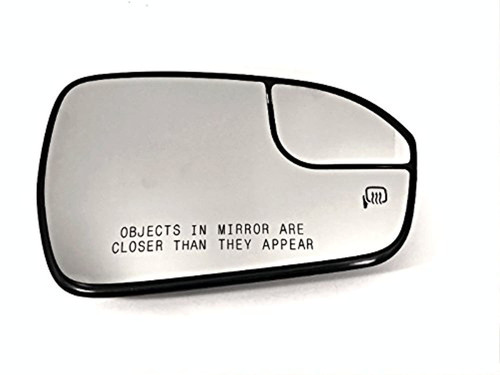 Fits 13-20 Fusion Right Pass Heated Convex Mirror Glass w/Rear Holder OE