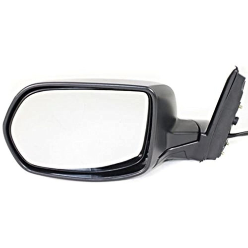 Fits 07-11 CR-V Left Driver Mirror Power Non-Painted Black with Heat