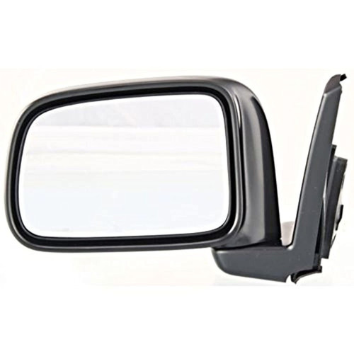 Fits 97-01 CR-V Left Driver Mirror Power Non-Painted Black No Heat