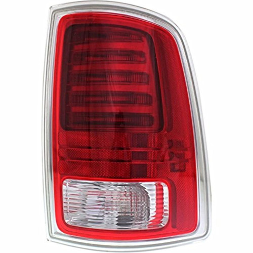 Fits 13-17 RAM PICKUP RIGHT PASSENGER TAIL LAMP ASSEMBLY LED TYPE W/CHROME TRIM