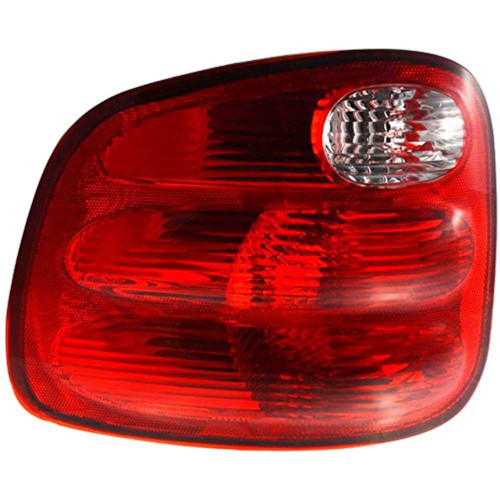 Fits 00-03 Ford F150 Flareside / 04 Ford F150 Heritage Flareside / 01-04 Ford F150 Crew Cab Left Driver Tail Lamp Unit Assembly w/Red Lens