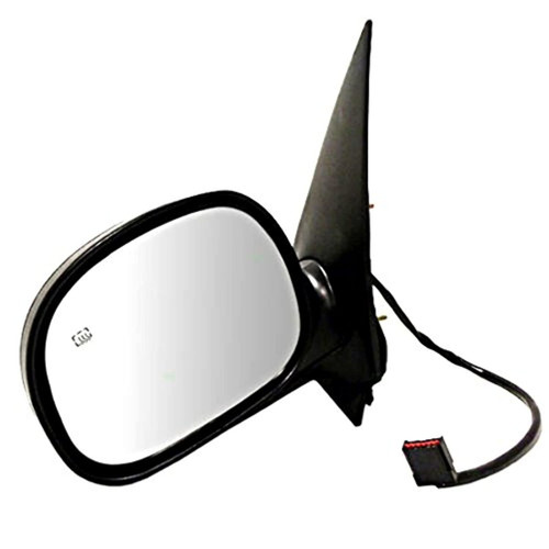 Fits 97-02 Expedition Left Mirror Power Textured Black Heat, No Memory or Signal