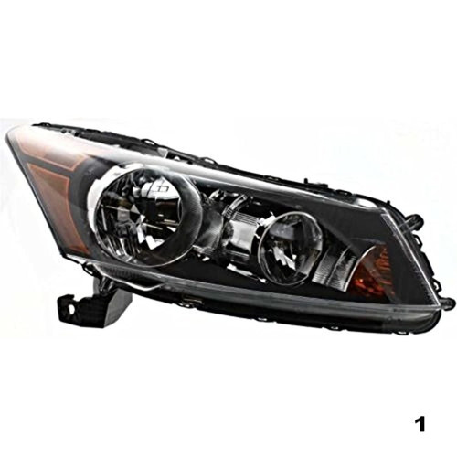 Fits 08-12 Ho Accord Sedan (excludes Coupe) Right Passenger Headlamp Assembly