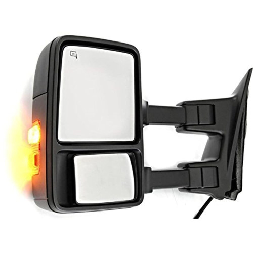 Fits 09-12 Super Duty Left Driver Power Mirror with Heat, Man Teles, Signal