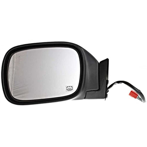 Fits 97-01 Cherokee Left Driver Mirror Power Textured Black with Heat