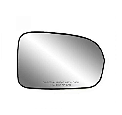 Fits 01-05 HO Civic Coupe, Sedan Right Pass Convex Mirror Glass w/Holder