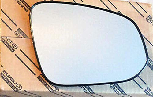 Right Passenger Side Heated Mirror Glass w/Holder Genuine OE 14-22 4Runner