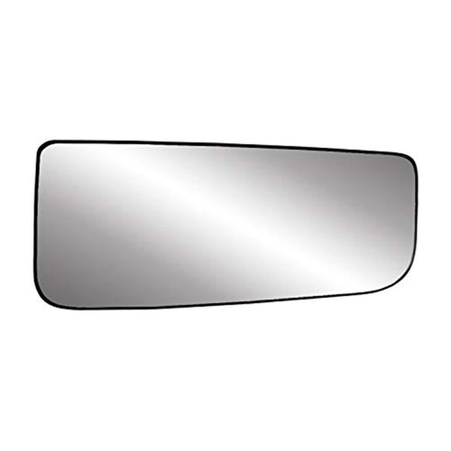 Fit System Passenger Side Non-Heated Mirror Glass w/Backing Plate, Ford F150 Towing Mirror Bottom Lens, 3 3/4" x 8 5/16" x 8 1/2"