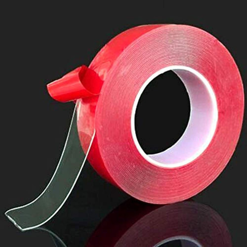 Clear Double-Sided Attachment Tape 3/8" x 16.5