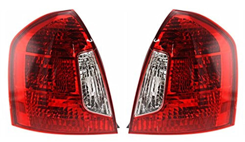 Fits 06-11 Hyundai Accent Sedan Left & Right Set Tail Lamp Assemblies