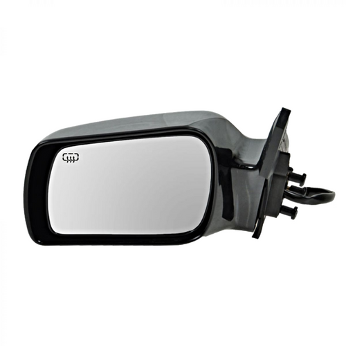 Compatible with 00-04 Toyota Avalon Left Driver Mirror Power Non-Pained Black w/Heat, Memory 10 Hole 9 Pin Connector