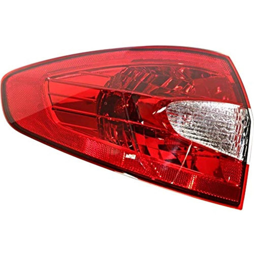 Fits For 11-13 Ford Fiesta Sedan Left Driver Tail Lamp Assembly Quarter Mounted