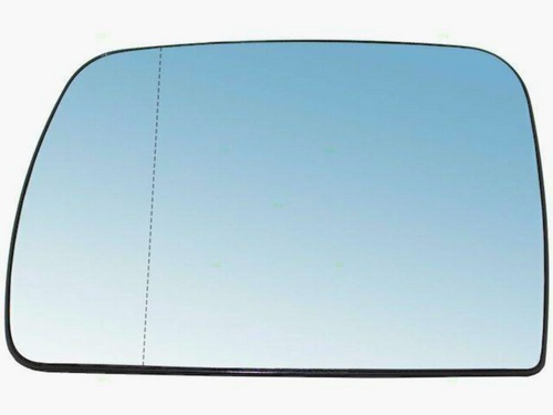 2000-2006 BMW X5 Mirror Glass & Base Blue Tinted With Heat Without Auto Dimming LH