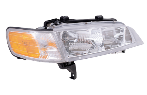 Right Passenger Side Chrome Halogen Headlight Assembly For Accord 94-97