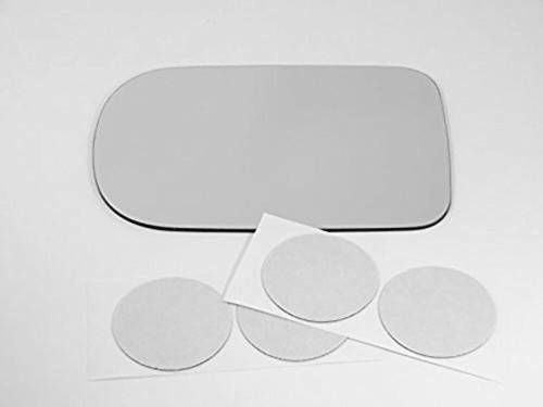 Fits 00-02 Jag S-Type Left Driver, Replacement Mirror Glass Lens with Adhesive, USA
