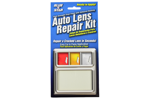 Blue Star - DIY Non Grid Pattern, Smooth Auto Lens Repair Kit (Clear) #883